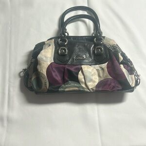 Discontinued Ashley Coach Bag + Coin purse